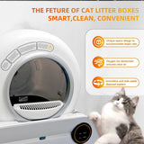 Baño Arenero Para Gatos Autolimpiante Automático Wifi 65 Lt
