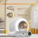 Baño Arenero Para Gatos Autolimpiante Automático Wifi 65 Lt