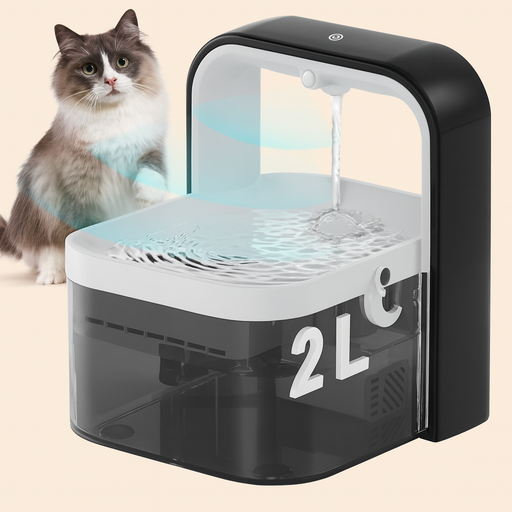 Fuente De Agua Gatos Bebedero Con Sensor De Movimiento